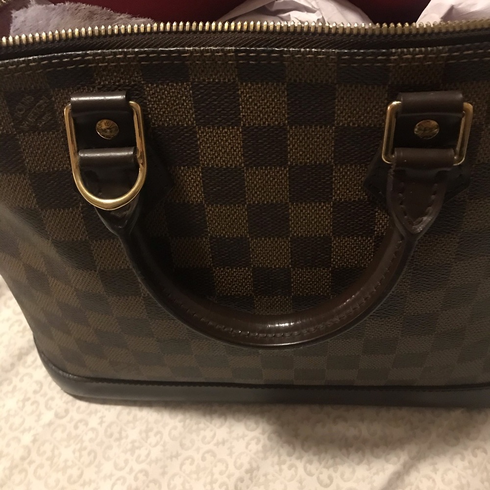 Lv purses Demier Ebene Alma PM with dust bag no box
